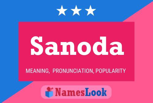 Sanoda Name Poster