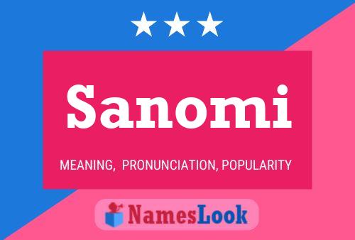 Sanomi Name Poster