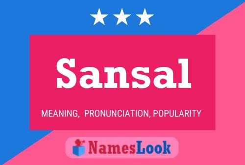 Sansal Name Poster