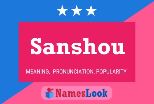 Sanshou Name Poster