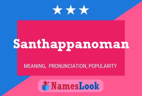 Santhappanoman Name Poster