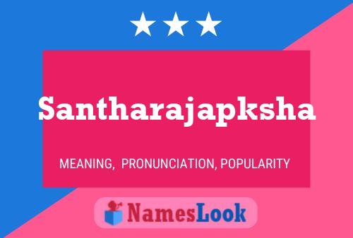 Santharajapksha Name Poster