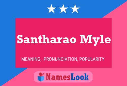 Santharao Myle Name Poster