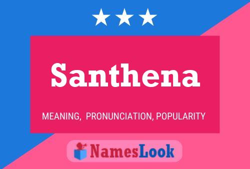 Santhena Name Poster