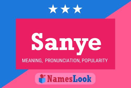 Sanye Name Poster