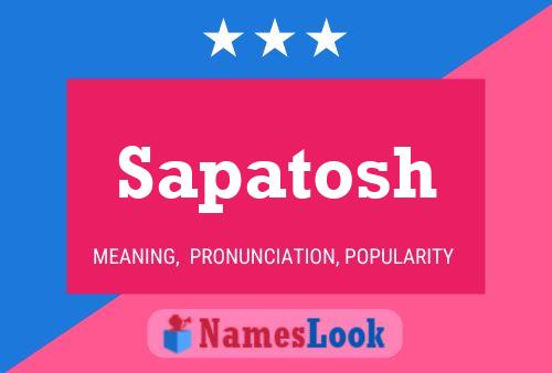 Sapatosh Name Poster