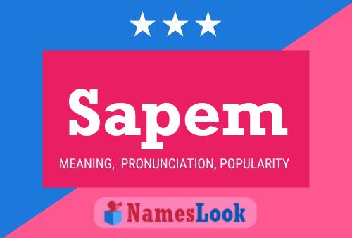 Sapem Name Poster