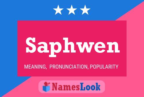 Saphwen Name Poster