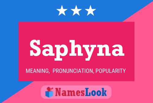 Saphyna Name Poster