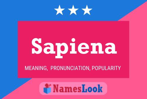 Sapiena Name Poster