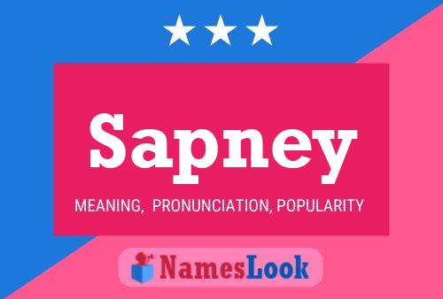 Sapney Name Poster