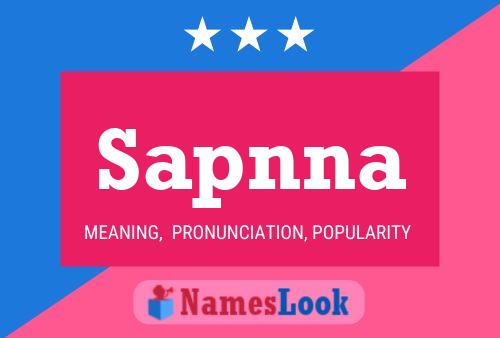 Sapnna Name Poster