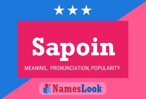 Sapoin Name Poster