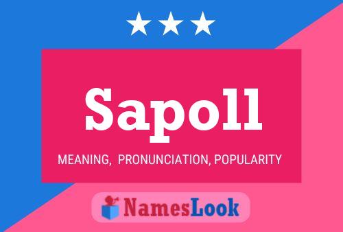 Sapoll Name Poster