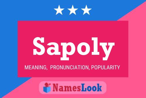 Sapoly Name Poster