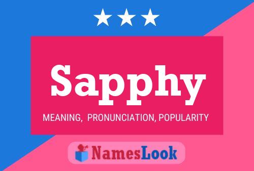 Sapphy Name Poster