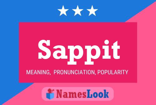 Sappit Name Poster