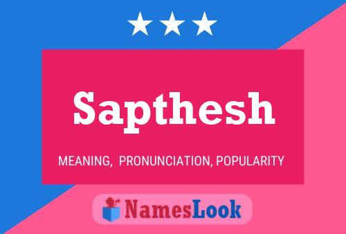 Sapthesh Name Poster