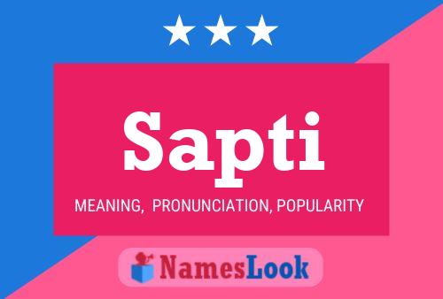 Sapti Name Poster