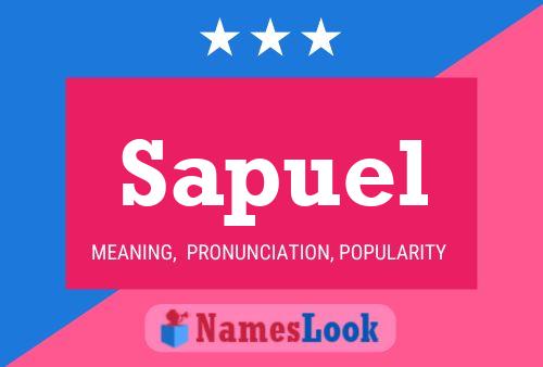 Sapuel Name Poster