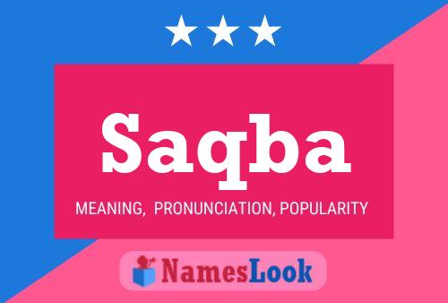 Saqba Name Poster