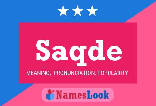 Saqde Name Poster