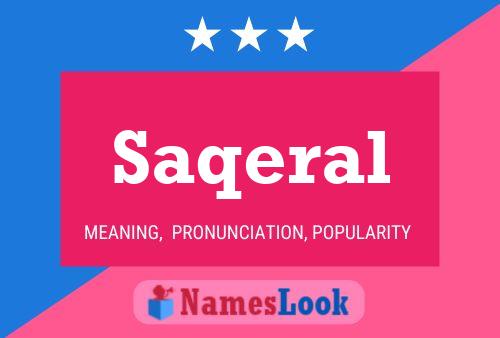 Saqeral Name Poster