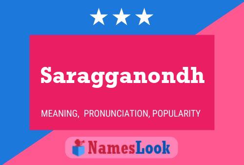 Saragganondh Name Poster