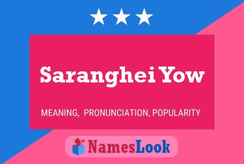 Saranghei Yow Name Poster