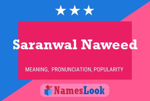 Saranwal Naweed Name Poster