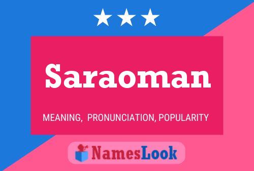 Saraoman Name Poster