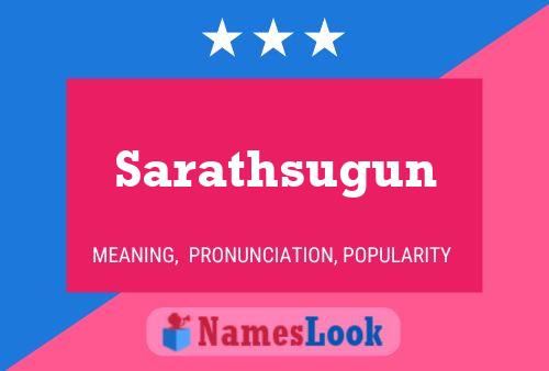 Sarathsugun Name Poster