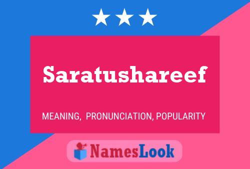 Saratushareef Name Poster