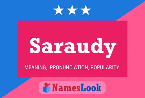 Saraudy Name Poster