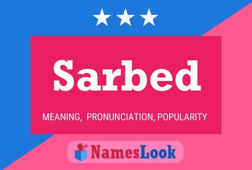 Sarbed Name Poster