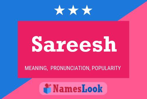 Sareesh Name Poster