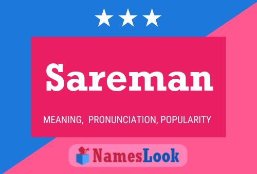 Sareman Name Poster