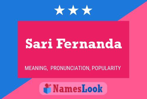 Sari Fernanda Name Poster