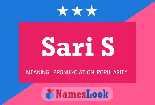 Sari S Name Poster