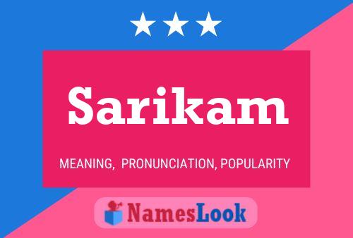 Sarikam Name Poster