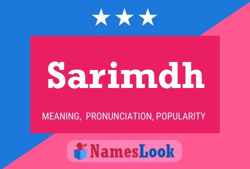 Sarimdh Name Poster