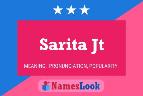 Sarita Jt Name Poster