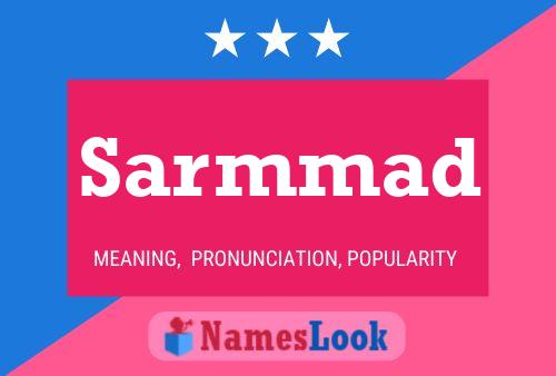 Sarmmad Name Poster