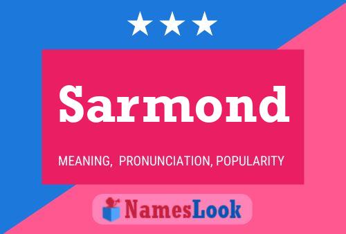 Sarmond Name Poster