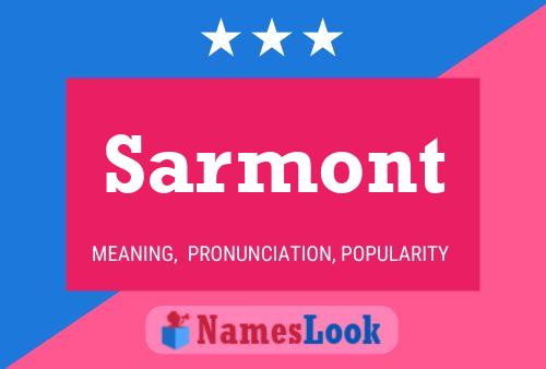 Sarmont Name Poster