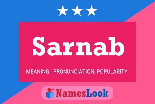 Sarnab Name Poster