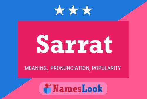 Sarrat Name Poster