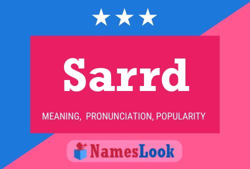 Sarrd Name Poster