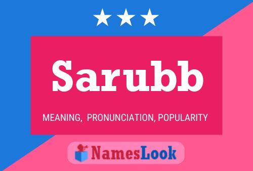 Sarubb Name Poster