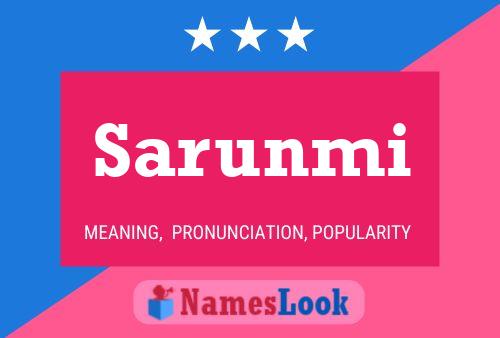 Sarunmi Name Poster